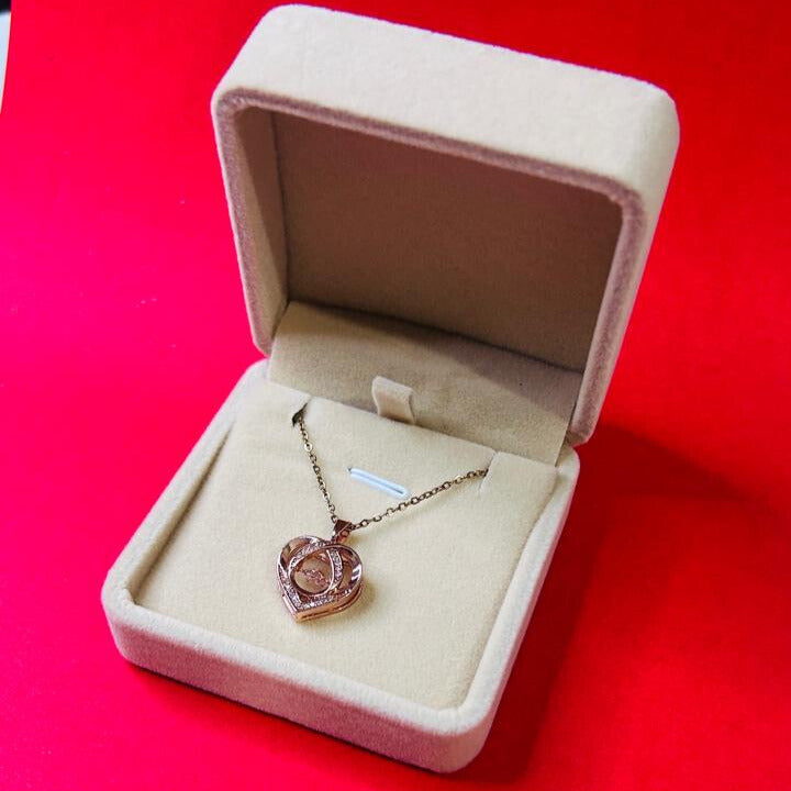 Eternal Heart Pendant Necklace with Jewellery Box
