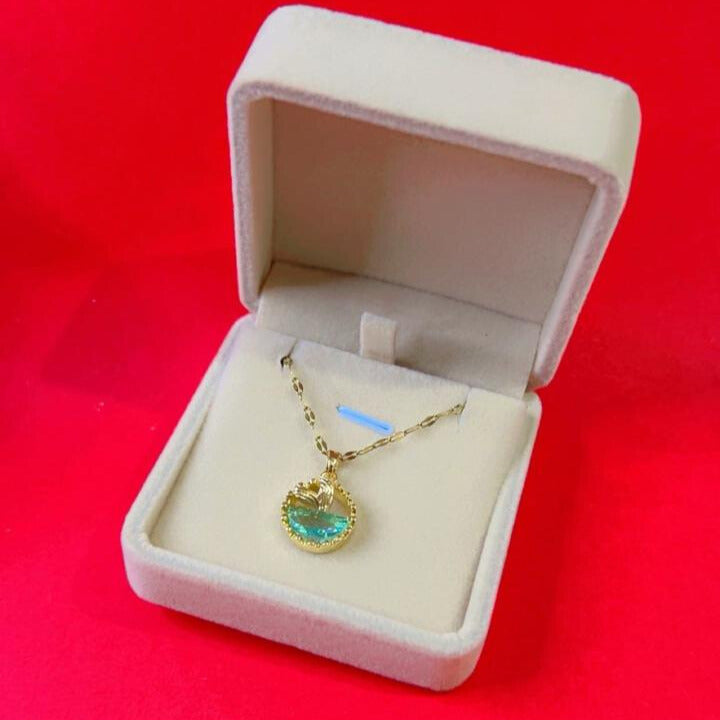 The Ocean Wave Pendant Necklace with Jewellery Box