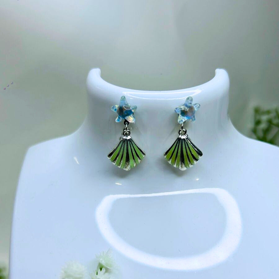 Seafoam Petals Earrings