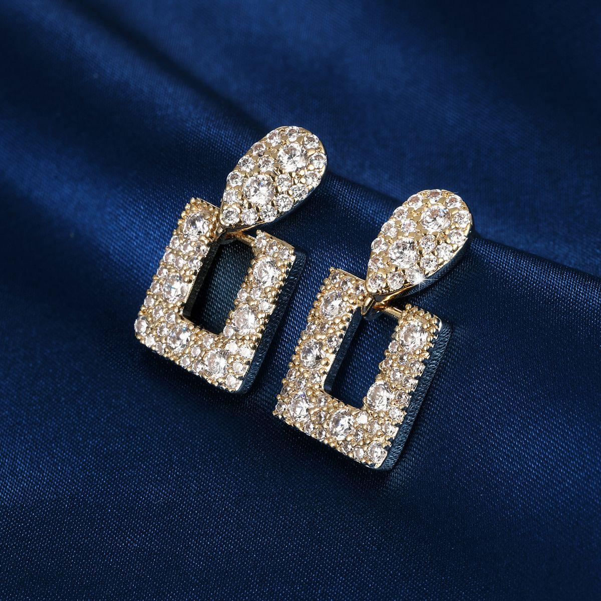 Golden Gleam Hoops Earrings