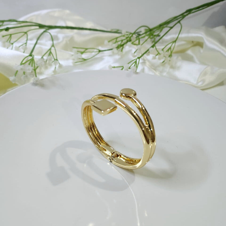 Gold Geometric Bracelet