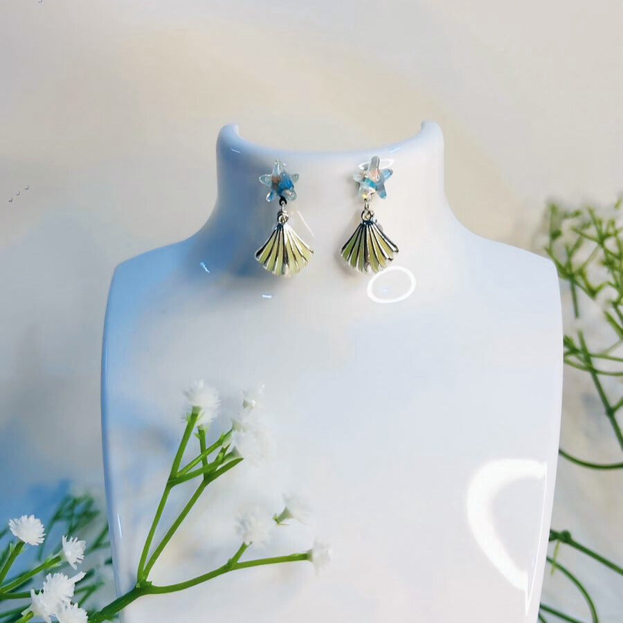 Seafoam Petals Earrings