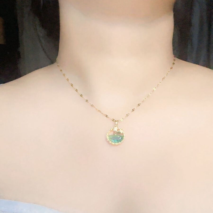 Ocean Wave Pendant Necklace