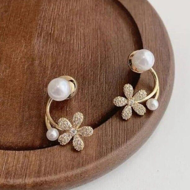 Pearl Bloom Trio Earrings