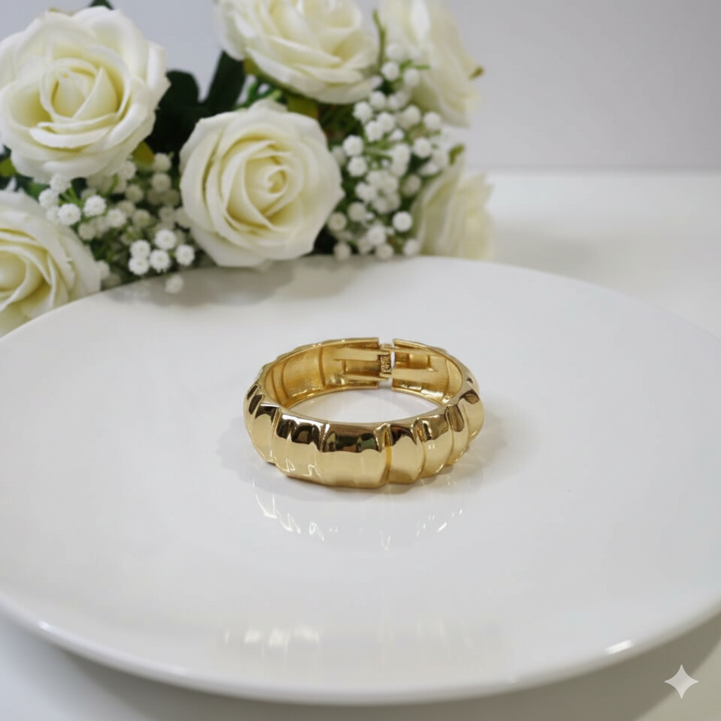 Dome Gold Bracelet