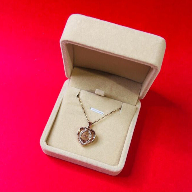 Eternal Heart Pendant Necklace with Jewellery Box